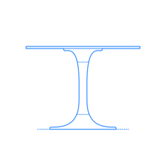 Furniture Dining Tables Ikea Docksta Table Outline Icon Svg Set, Free Vectors File